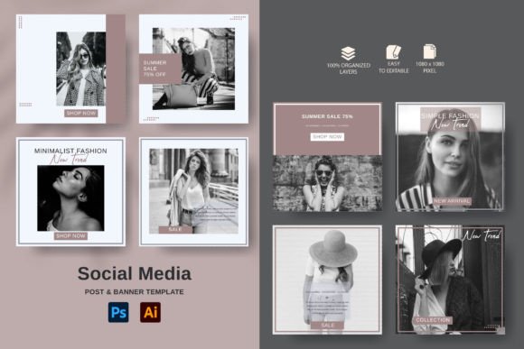 Download Fashion Store Social Media Post - Social media post Collection