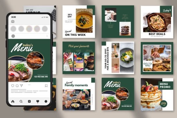 Download Restaurant Food Social Media Post - Social media post Collection
