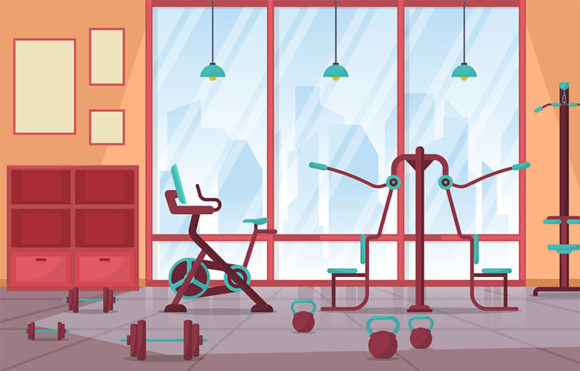 Download Gym Center Bodybuilding Equipment - Premium Bundle