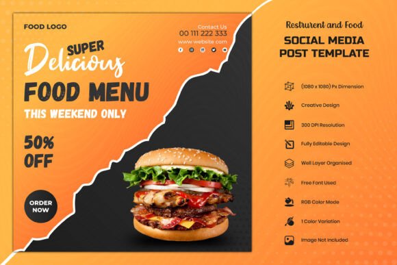 Download Food and Restaurant Social Media Post - Social media post Collection